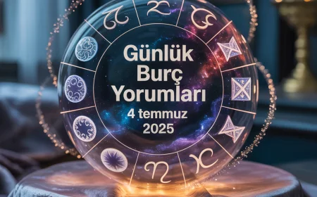 04 Temmuz 2025 Günlük Burç Yorumları: Aşk, İş, Para ve Sağlıkta Sizi Neler Bekliyor