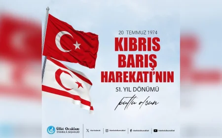 Beykoz’da Duygulandıran Anma! Ülkü Ocakları’ndan Kıbrıs’ın 51. Yılına Anlamlı Mesaj