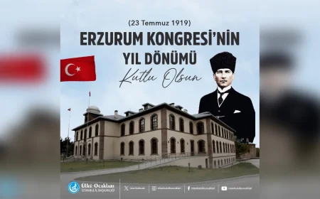 Erzurum Kongresi’nin 106. Yılında Atatürk ve Silah Arkadaşları Beykoz’da Anıldı