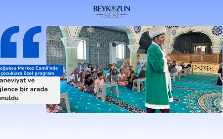 Soğuksu Merkez Camii’nde çocuklara özel program: Maneviyat ve eğlence bir arada sunuldu