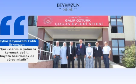 Beykoz Kaymakamı Fatih Ürkmezer: “Çocuklarımızı yalnızca korumak değil, hayata hazırlamak da görevimizdir”