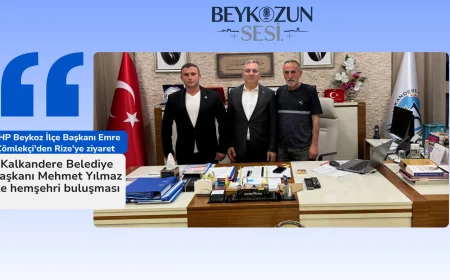 MHP Beykoz İlçe Başkanı Emre Çömlekçi’den Rize’ye ziyaret: Kalkandere Belediye Başkanı Mehmet Yılmaz ile hemşehri buluşması