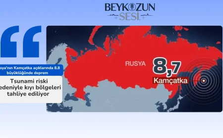 Rusya’nın Kamçatka açıklarında 8.8 büyüklüğünde deprem: Tsunami riski nedeniyle kıyı bölgeleri tahliye ediliyor