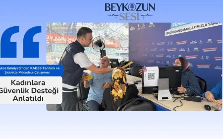 Beykoz Emniyeti’nden KADES Tanıtımı ve Şiddetle Mücadele Çalışması: Kadınlara Güvenlik Desteği Anlatıldı