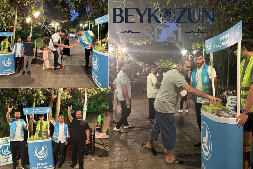 Beykoz Ülkü Ocakları’ndan Hz. Yuşa Türbesi’nde Anlamlı Sosyal Etkinlik: Ziyaretçilere Limonata İkramı