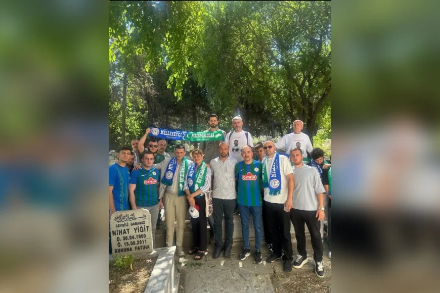 Milliyetçi Rizespor Taraftar Grubu, Ahmet Minguzzi’yi Vefat Yıl Dönümünde Kabri Başında Andı
