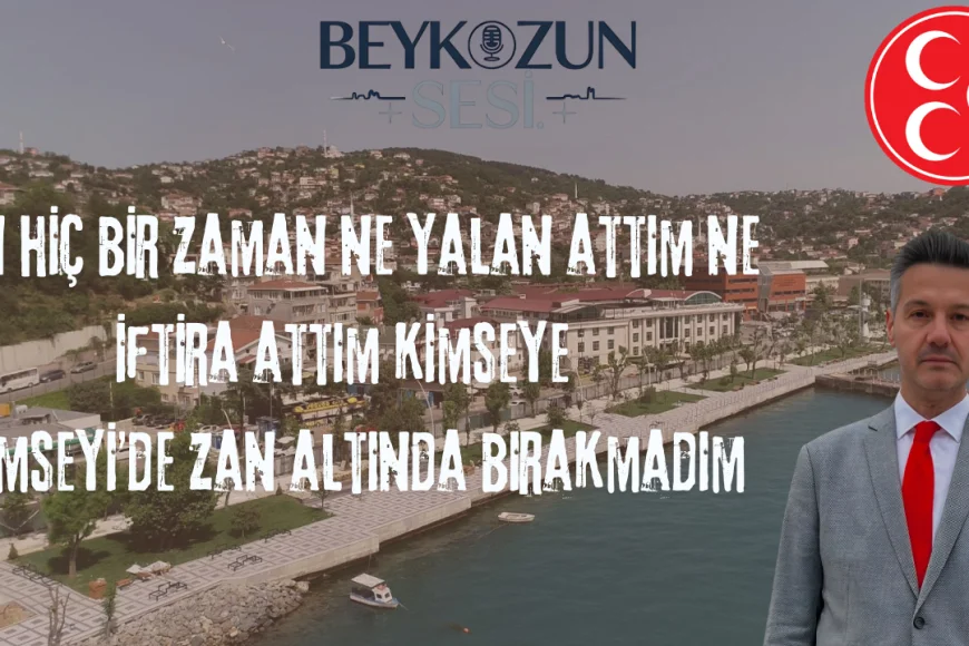 MHP Beykoz Başkanvekili Salih Dursun’dan CHP İlçe Başkanı Mahir Taştan’a videolu ve belgeli yanıt