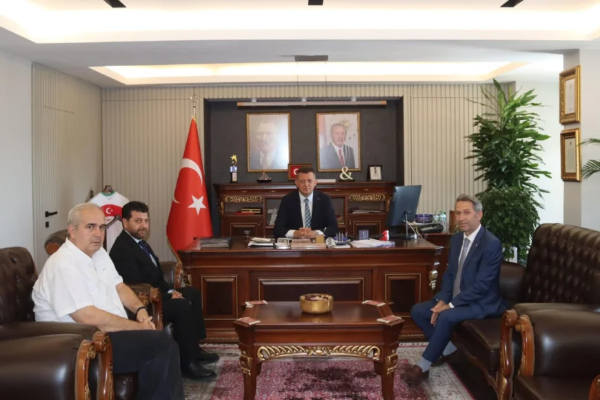 A GOOD Party Beykoz District President Şenol Korkmaz'dan Governor Ürkmezer'e good visit