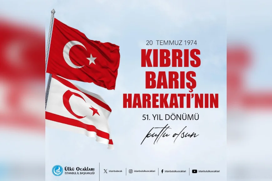 Beykoz’da Duygulandıran Anma! Ülkü Ocakları’ndan Kıbrıs’ın 51. Yılına Anlamlı Mesaj