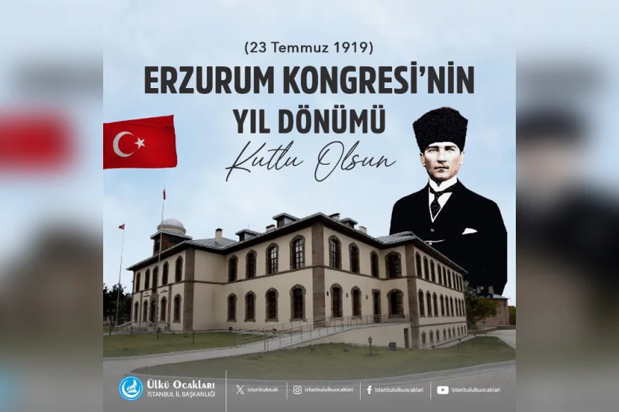 Erzurum Kongresi’nin 106. Yılında Atatürk ve Silah Arkadaşları Beykoz’da Anıldı