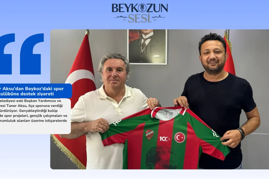 Taner Aksu’dan Beykoz’daki spor kulübüne destek ziyareti: Genç sporcular ve projeler değerlendirildi
