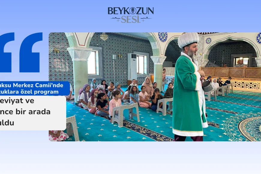 Soğuksu Merkez Camii’nde çocuklara özel program: Maneviyat ve eğlence bir arada sunuldu