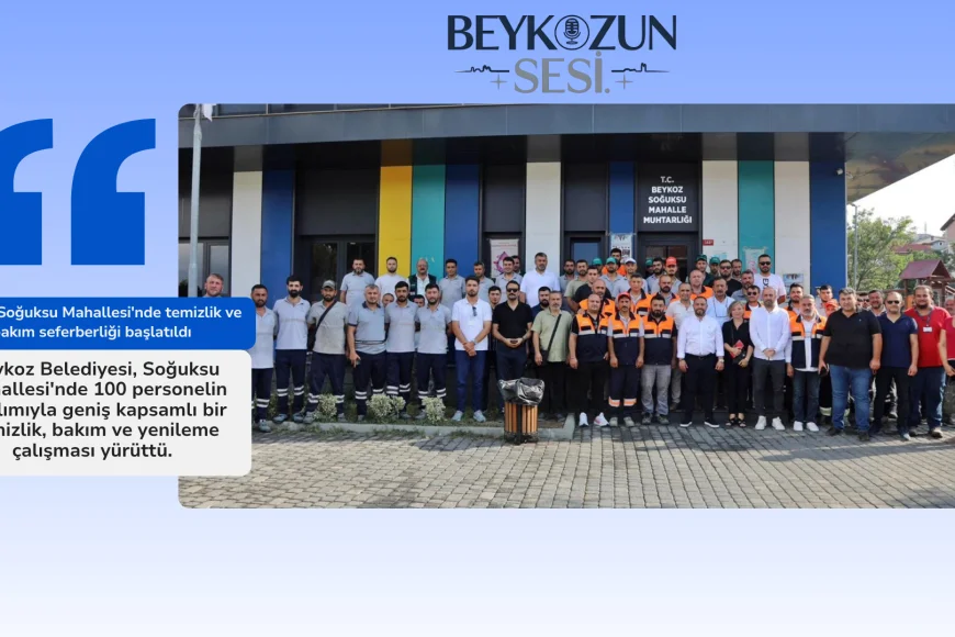 Beykoz Soğuksu Mahallesi'nde temizlik ve bakım seferberliği başlatıldı