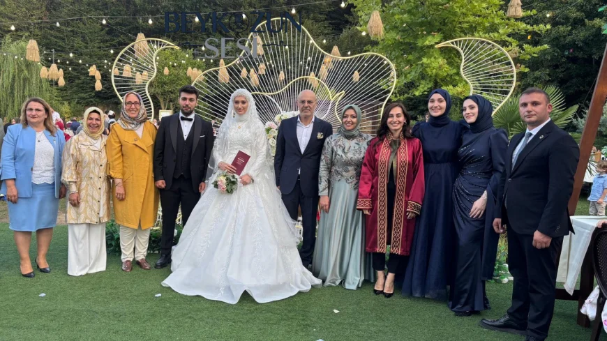 MHP Beykoz İlçe Başkanı Emre Çömlekçi, AK Partili meclis üyesinin çocuğunun nikâhında şahitlik yaptı