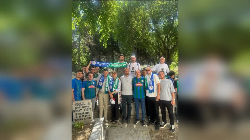 Milliyetçi Rizespor Taraftar Grubu, Ahmet Minguzzi’yi Vefat Yıl Dönümünde Kabri Başında Andı
