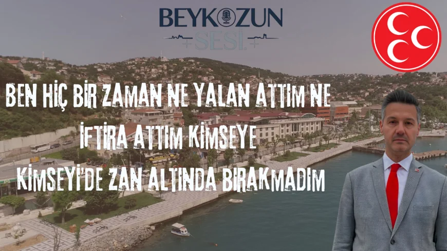 MHP Beykoz Başkanvekili Salih Dursun’dan CHP İlçe Başkanı Mahir Taştan’a videolu ve belgeli yanıt