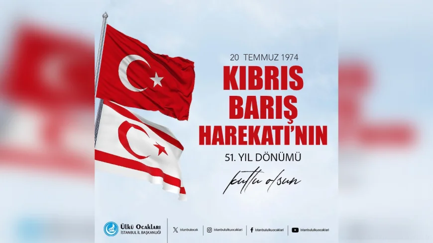 Beykoz’da Duygulandıran Anma! Ülkü Ocakları’ndan Kıbrıs’ın 51. Yılına Anlamlı Mesaj
