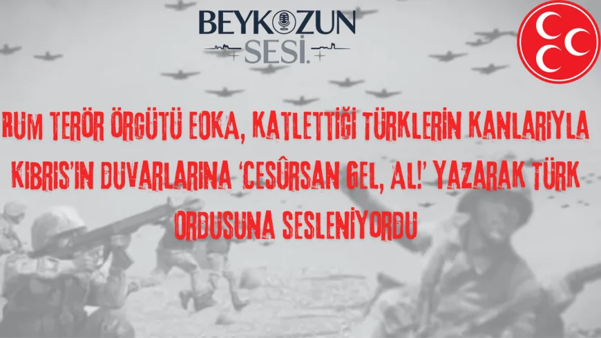 Kıbrıs Barış Harekâtı’nın 51. yılında MHP Beykoz’dan dikkat çeken paylaşım