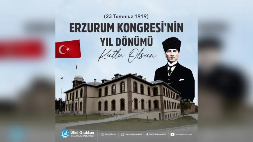 Erzurum Kongresi’nin 106. Yılında Atatürk ve Silah Arkadaşları Beykoz’da Anıldı
