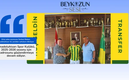 Orta saha oyuncusu Serkan Bakan, Anadoluhisarı ile yeniden sahalara dönüyor