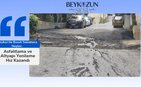 Beykoz’da Bozuk Sokaklara Neşter: Asfaltlama ve Altyapı Yenileme Hız Kazandı