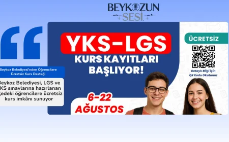 Beykoz Belediyesi'nden LGS ve YKS'ye Hazırlanan Öğrencilere Ücretsiz Kurs Desteği