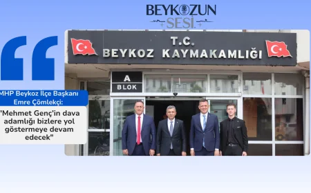 Antalya Valisi Hulusi Şahin, Beykoz Kaymakamı Fatih Ürkmezer’i makamında ziyaret etti