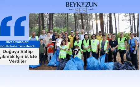 Riva Ormanları Gönüllülerle Temizlendi: Doğaya Sahip Çıkmak İçin El Ele Verdiler