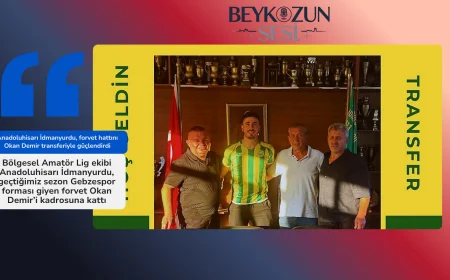 Anadoluhisarı İdmanyurdu, forvet hattını Okan Demir transferiyle güçlendirdi