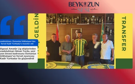 Anadoluhisarı, Osmaniye İstiklalspor’dan forvet Kadir Yurttadur’u transfer etti