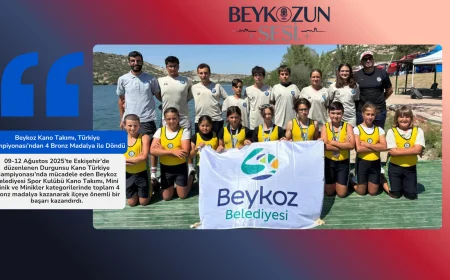Beykoz Kano Takımı, Türkiye Şampiyonası’ndan 4 Bronz Madalya ile Döndü