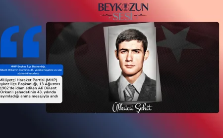 MHP Beykoz İlçe Başkanlığı, Ali Bülent Orkan’ın idamının 43. yılında hayatını ve son sözlerini hatırlattı