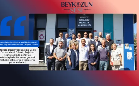 Beykoz Belediyesi Başkan Vekili Özlem Vural Gürzel Soğuksu Mahallesi’nde Talepleri Dinledi