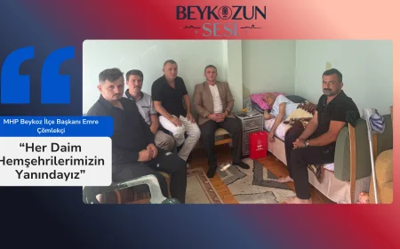MHP Beykoz İlçe Başkanı Emre Çömlekçi: “Her Daim Hemşehrilerimizin Yanındayız”