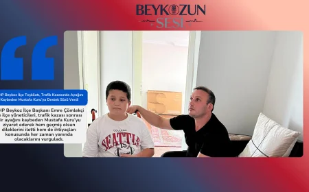 MHP Beykoz İlçe Teşkilatı, Trafik Kazasında Ayağını Kaybeden Mustafa Kuru’ya Destek Sözü Verdi