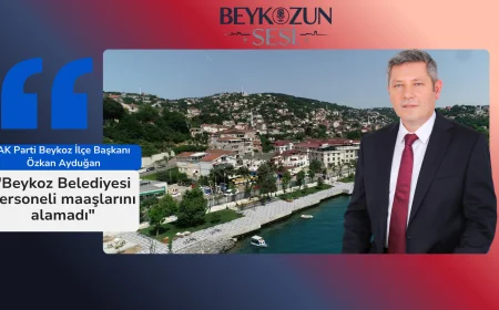 AK Parti Beykoz İlçe Başkanı Özkan Ayduğan: "Beykoz Belediyesi personeli maaşlarını alamadı"