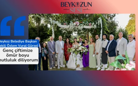 Beykoz Belediye Başkan Vekili Özlem Vural Gürzel: "Genç çiftimize ömür boyu mutluluk diliyorum"