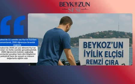 Beykoz’da 11 camide yaz Kur’an kursları tamamlandı, 2500 öğrenciye ikramlık dağıtıldı