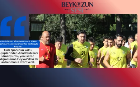 Anadoluhisarı İdmanyurdu yeni sezon hazırlıklarına coşkulu taraftar desteğiyle başladı