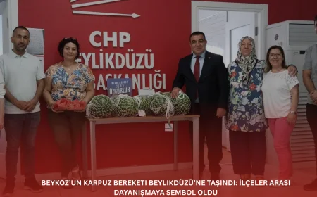Beykoz’un Karpuz Bereketi Beylikdüzü’ne Taşındı: İlçeler Arası Dayanışmaya Sembol Oldu