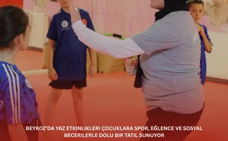 Beykoz’da Yaz Etkinlikleri Çocuklara Spor, Eğlence ve Sosyal Becerilerle Dolu Bir Tatil Sunuyor