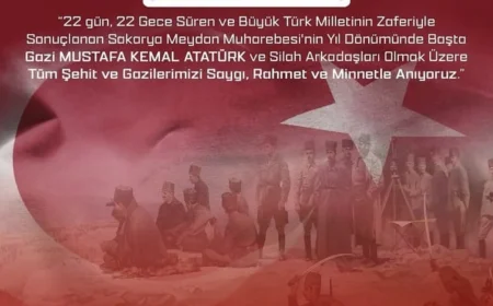 MHP Beykoz İlçe Başkanlığı: "Sakarya Zaferi Türk Milletinin Özgürlük İradesinin Sembolüdür"