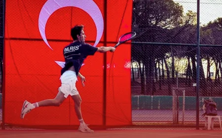 Beykoz’da Zafer Bayramı öncesi tenis heyecanı: Büyük Taarruz Turnuvası başladı