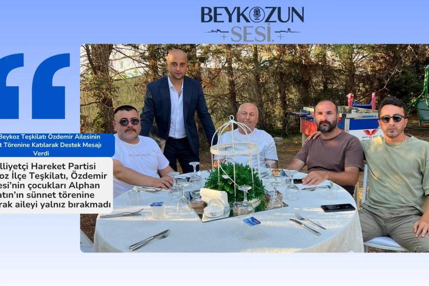 MHP Beykoz Organization participated in the circumcision ceremony of Özdemir family and gave a message of support
