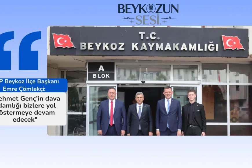 Antalya Governor Hulusi Şahin visited Beykoz District Governor Fatih Ürkmezer in his office