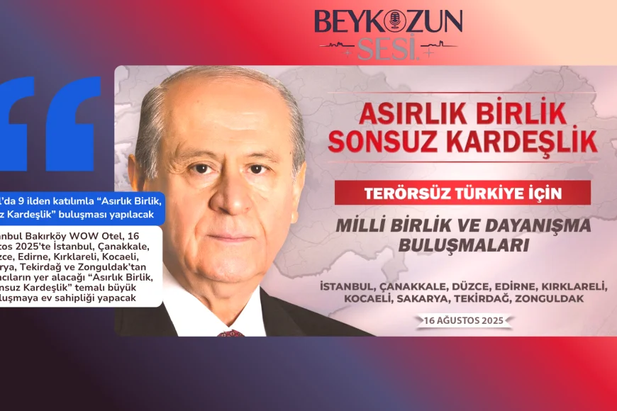 İstanbul’da 9 ilden katılımla “Asırlık Birlik, Sonsuz Kardeşlik” buluşması yapılacak
