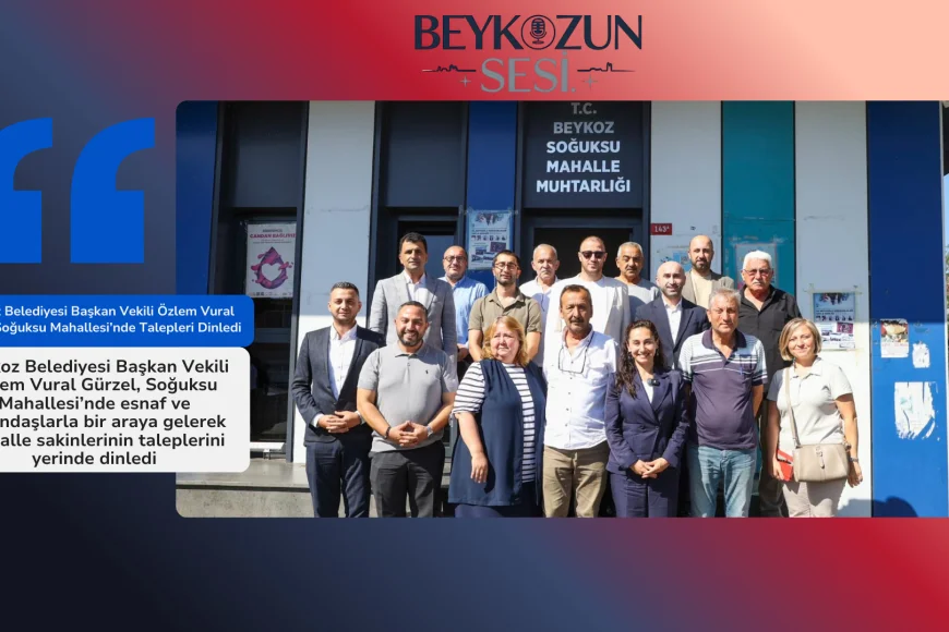 Beykoz Belediyesi Başkan Vekili Özlem Vural Gürzel Soğuksu Mahallesi’nde Talepleri Dinledi