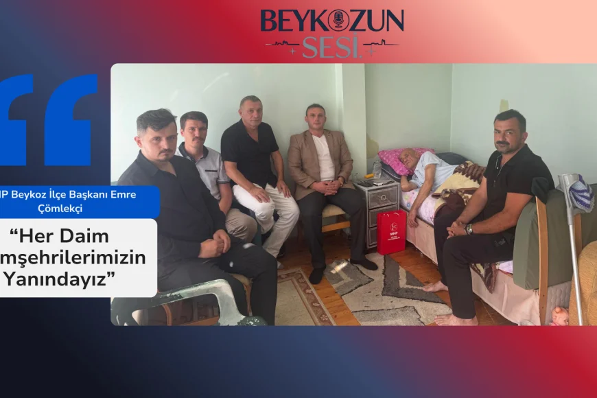 MHP Beykoz İlçe Başkanı Emre Çömlekçi: “Her Daim Hemşehrilerimizin Yanındayız”