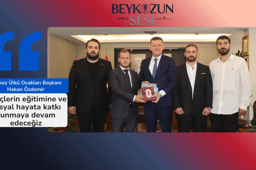 Beykoz Ülkü Ocakları Başkanı Hakan Özdemir: "Gençlerin eğitimine ve sosyal hayata katkı sunmaya devam edeceğiz"