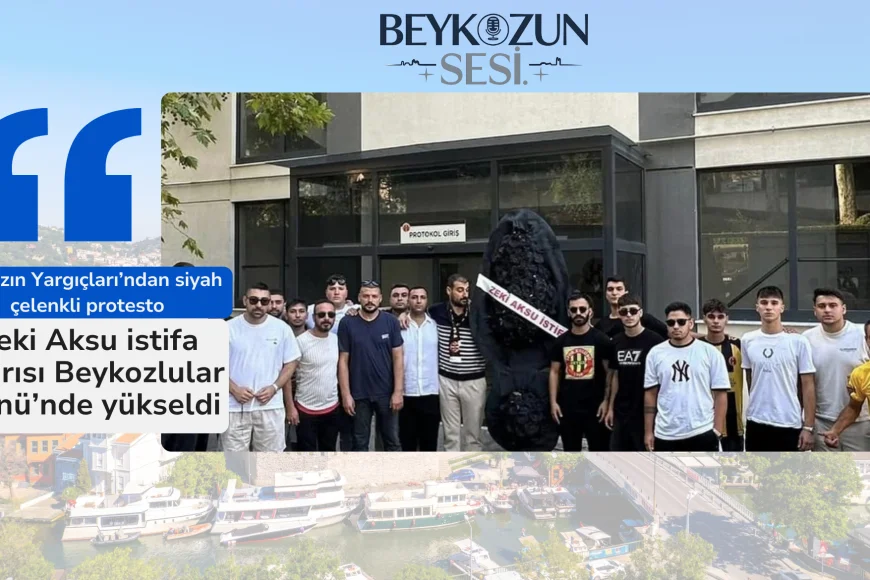 Boğazın Yargıçları’ndan siyah çelenkli protesto: “Zeki Aksu istifa” çağrısı Beykozlular Günü’nde yükseldi